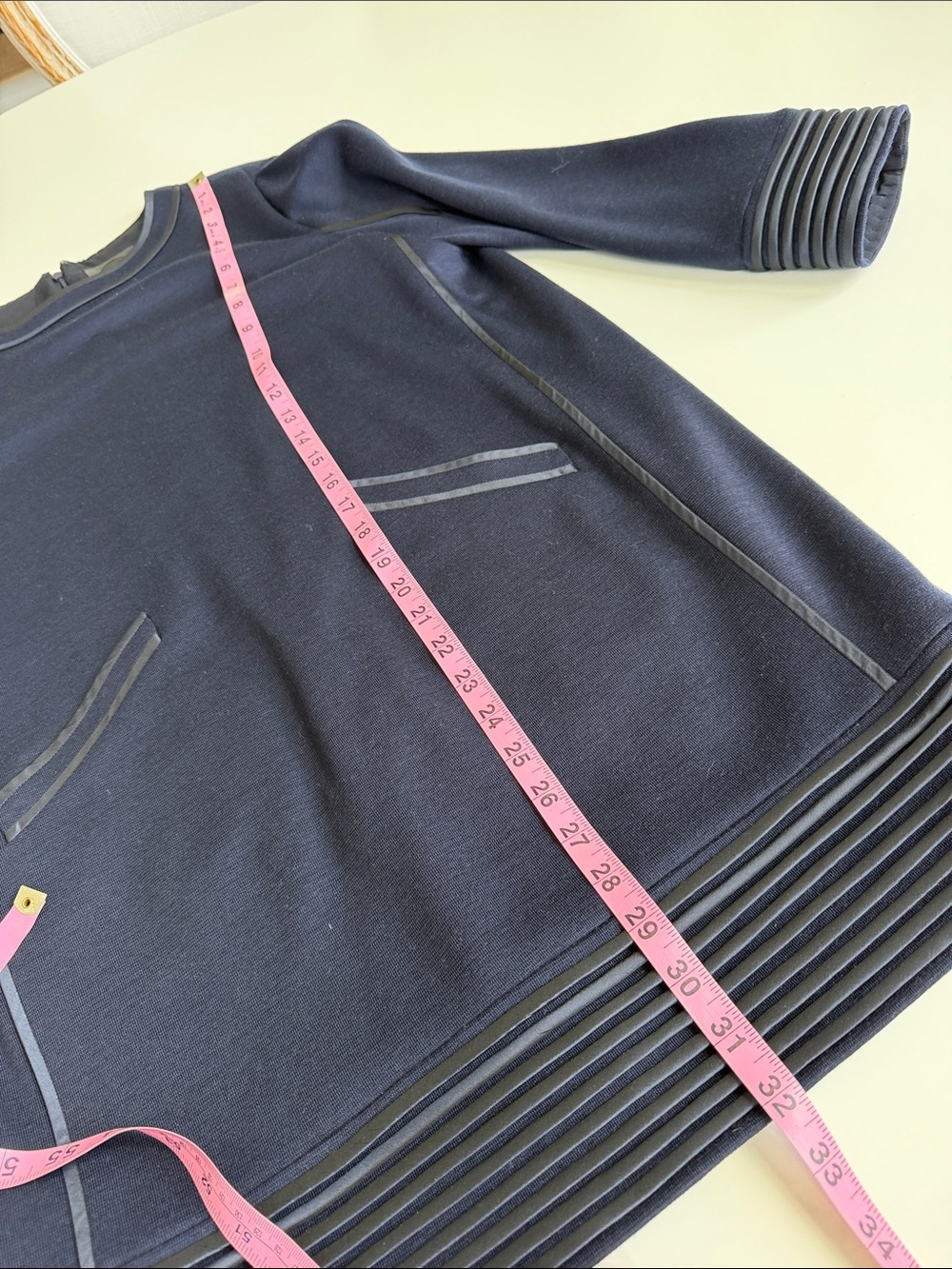 Chado Ralph Rucci Wool Dress Size 8 - Picture 5 of 10